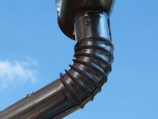 Metal Downspout Installation in Lake Orion