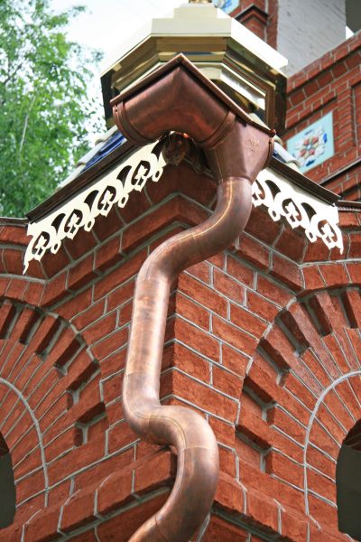Church Downspout Installation in Lake Orion